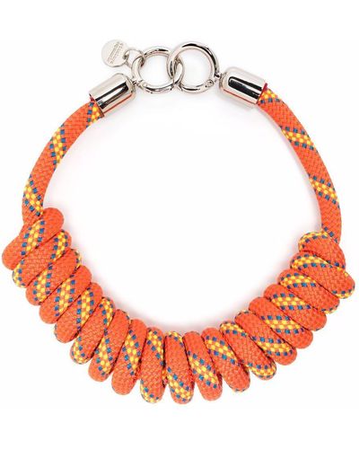 Gianluca Capannolo Coil Rope Necklace - Orange