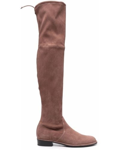 Stuart Weitzman Thigh-high Fitted Boots - Brown