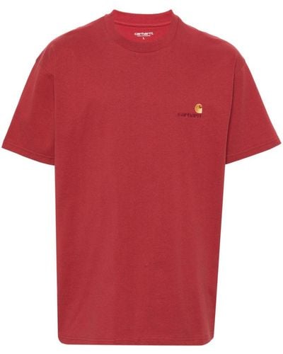 Carhartt American Script Organic Cotton T-shirt - Red
