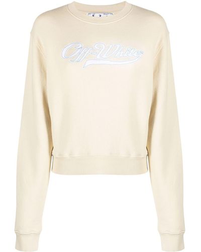 Off-White c/o Virgil Abloh Sweater Met Logo - Wit