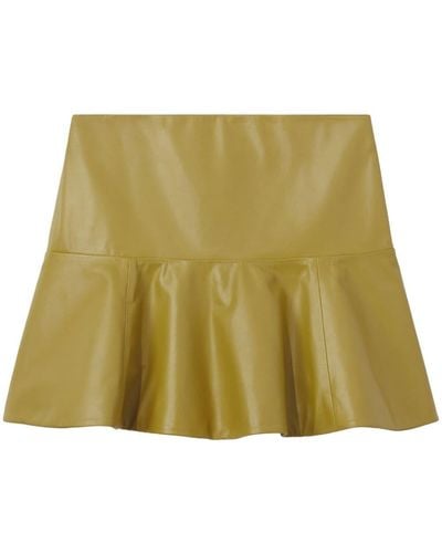 Proenza Schouler Ruffle-hem Mini Skirt - Green