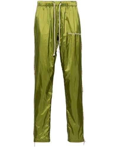 Advisory Board Crystals Arts Mid-rise Track Trousers - Green