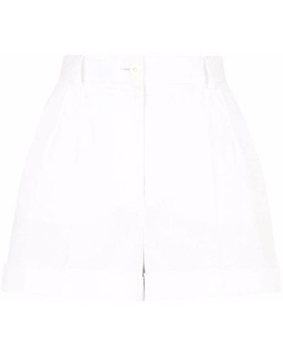 Dolce & Gabbana Pantalones cortos de vestir - Blanco