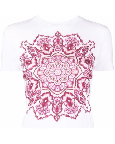 Etro Mandala グラフィック Tシャツ - ホワイト