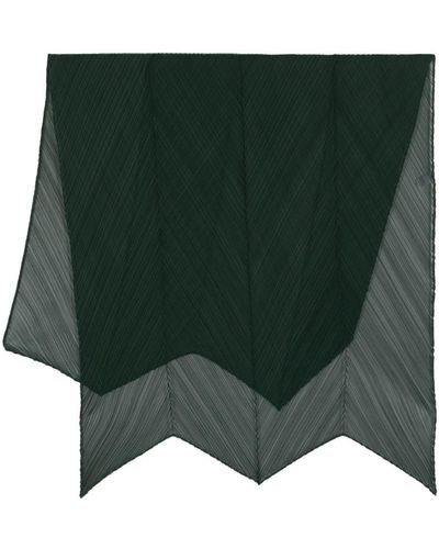 Pleats Please Issey Miyake Monthly Scarf March Plissé Scarf - Green