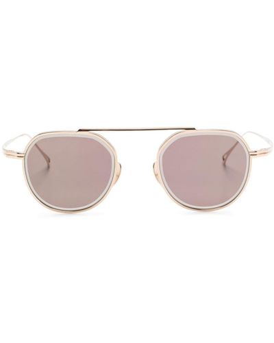 Kame Mannen Geometric-frame Sunglasses - Pink