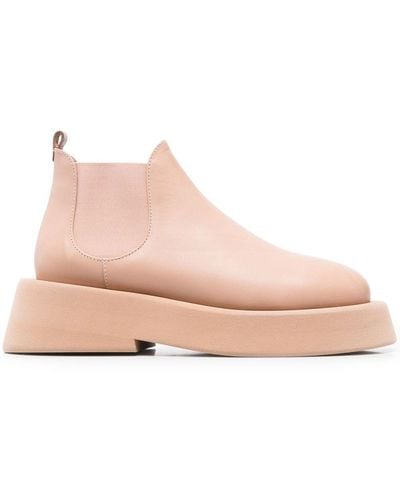 Marsèll Chunky-sole Leather Boots - Pink