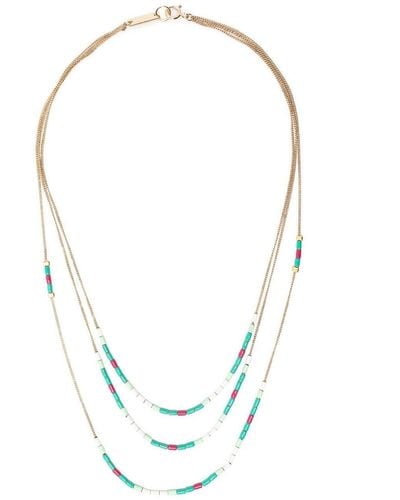 Isabel Marant Bead-layered Necklace - Blue