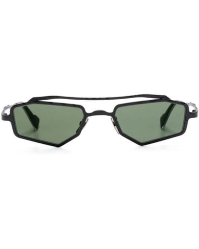Kuboraum Z23 Sonnenbrille mit geometrischem Gestell - Grün