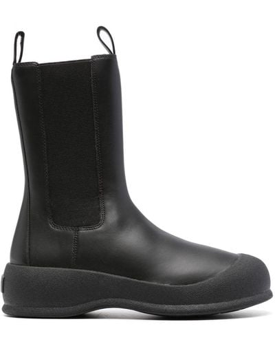 Bally Leather Chelsea Boots - Black