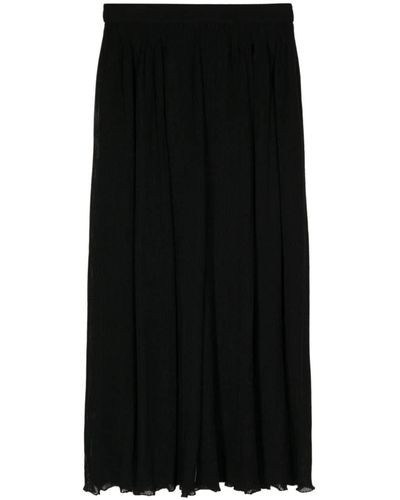 CFCL Chiffon Midi Skirt - Black