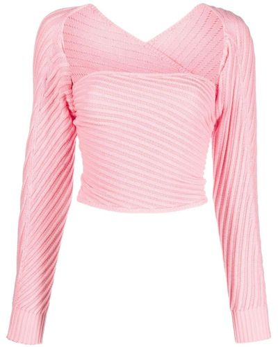 GIMAGUAS Marianne Mangas Pullover - Pink