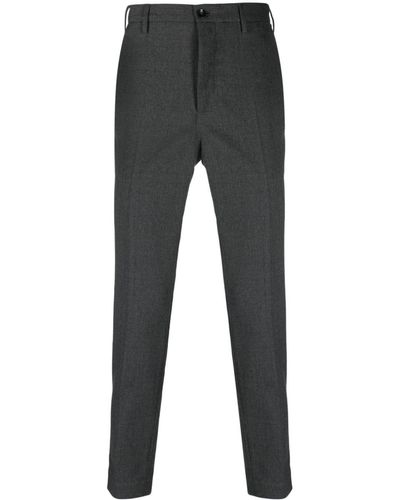 Incotex Tailored Cropped Trousers - Grey