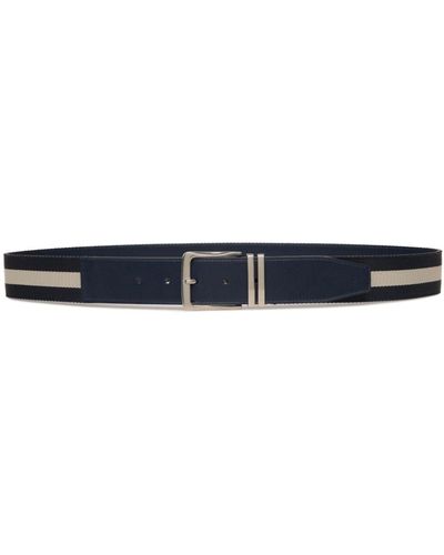 Bally Cintura a righe Curved 40 - Blu