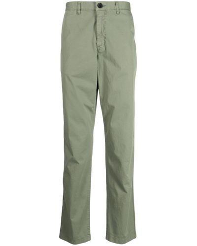 PS by Paul Smith Logo-patch Straight-leg Pants - Green