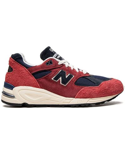New Balance Made In Usa 990v2 "chrysanthemum" Sneakers - Red