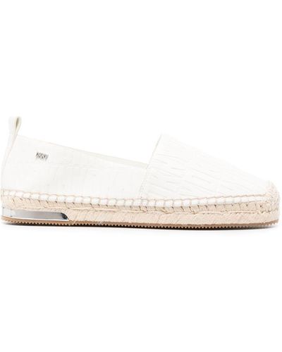 DKNY Espadrilles mit Logo-Schild - Natur