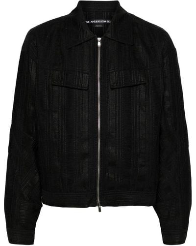 ANDERSSON BELL Fabrian Tulle Jacket - Black