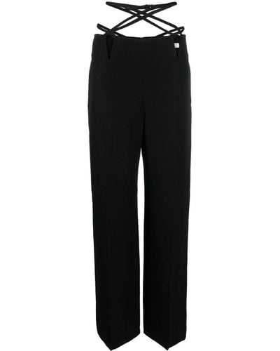 Dion Lee V-wire Straight-leg Trousers - Black