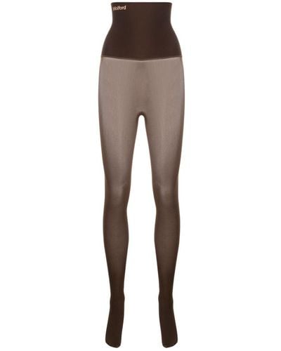 Wolford Fatal High-waisted Tights - Grey