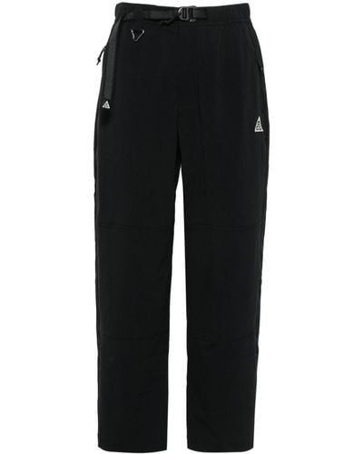 Nike Pantalones deportivos de talle medio - Negro