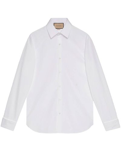 Gucci Camisa Double G - Blanco