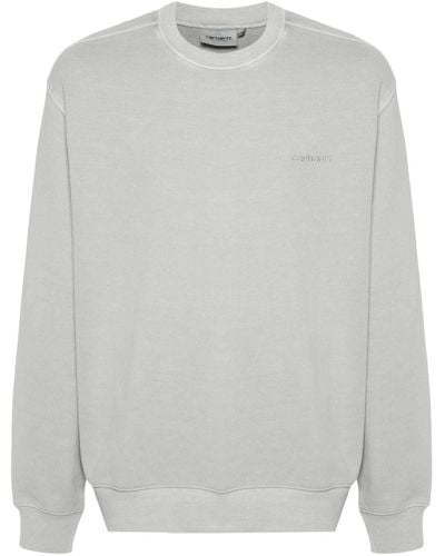Carhartt Sweater Met Geborduurd Logo - Wit