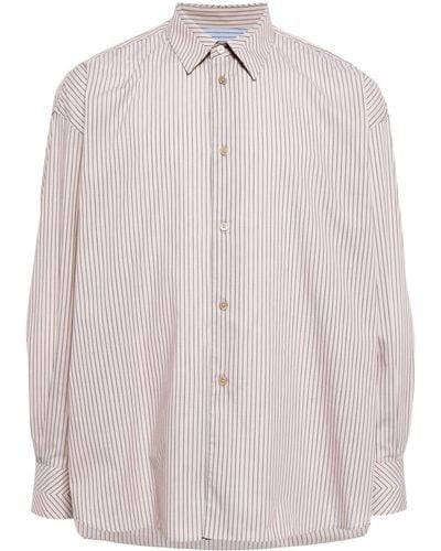 Paul Smith Stripe-print Cotton Shirt - Pink