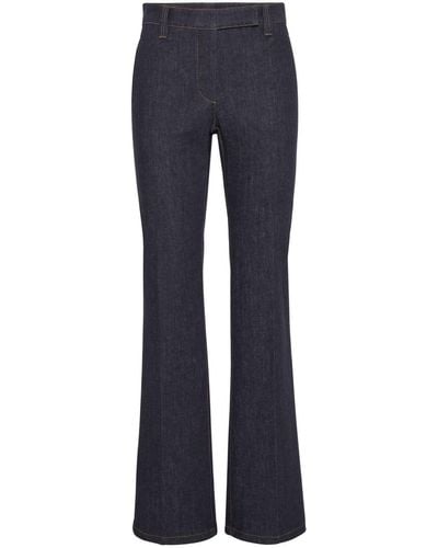 Brunello Cucinelli High-waist Flared Jeans - Blue