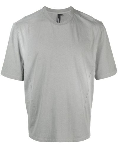 Entire studios Paneled Short-sleeved T-shirt - Gray