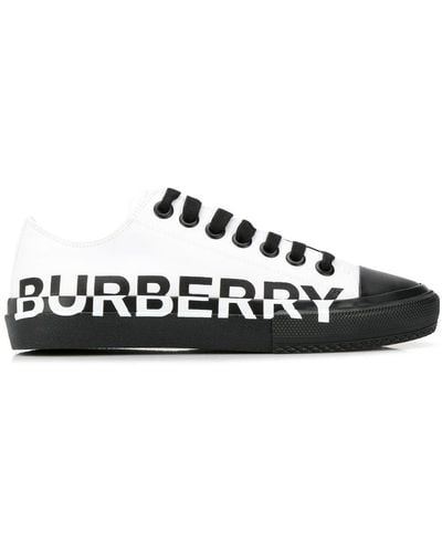 Burberry ロゴ スニーカー - ホワイト