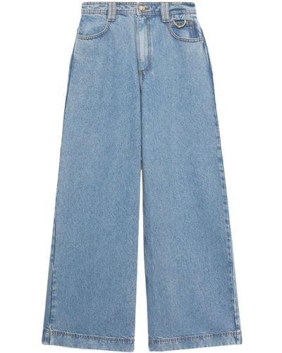 Aje. X Outland Wide-leg Jeans - Blue