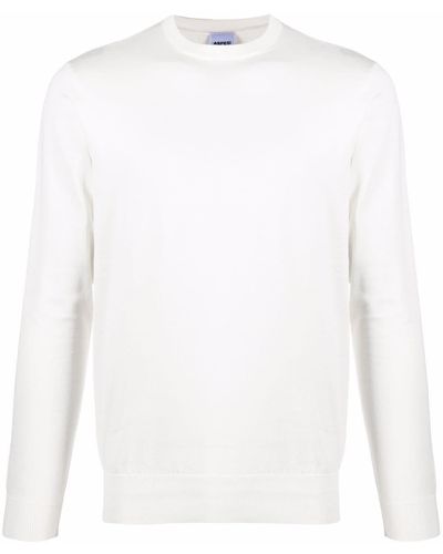 Aspesi Cotton Long Sleeve T-shirt - White