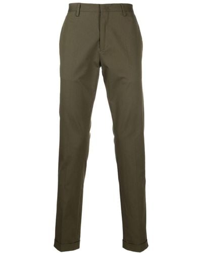Paul Smith Mid-rise Slim-fit Chinos - Green