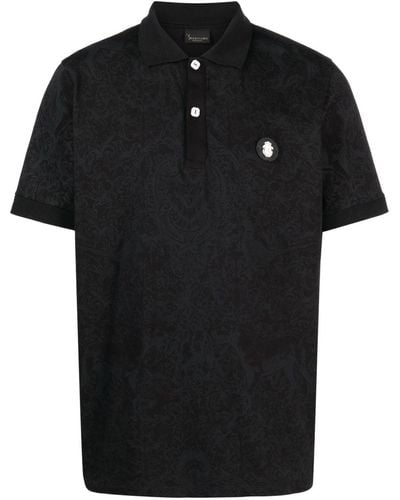 Billionaire Piqué Poloshirt - Zwart