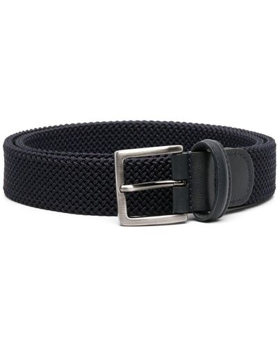 Anderson's Geweven Riem - Zwart