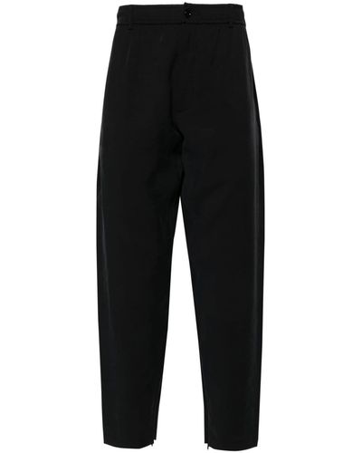 4SDESIGNS Pantalones con cinturilla elástica - Negro