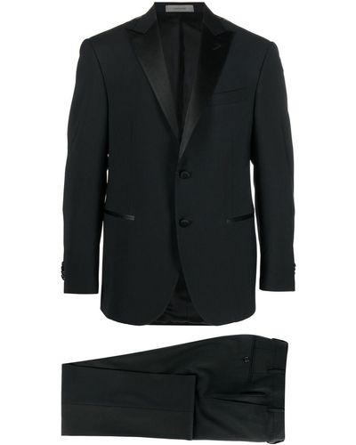 Corneliani Single-breasted Two-piece Suit - Black