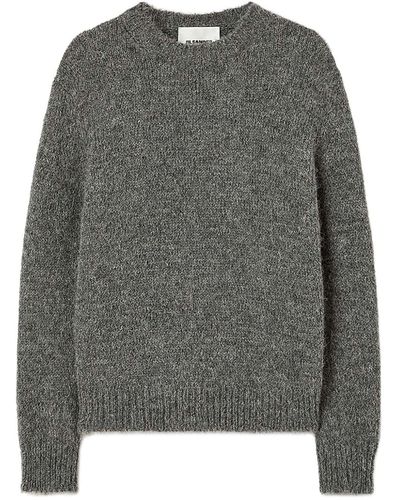 Jil Sander Crew-neck Wool Sweater - Grey