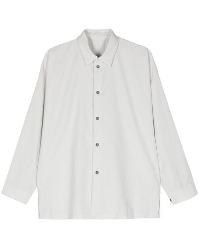 Homme Plissé Issey Miyake Verso Classic-collar Shirt - White