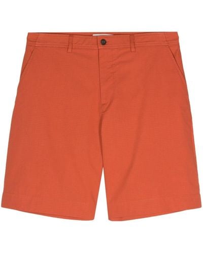 Maison Kitsuné Board Katoenen Bermuda Shorts - Oranje