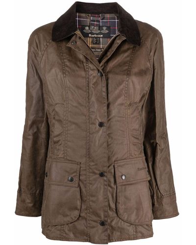 Barbour Beadnell Waxed Jacket - Brown