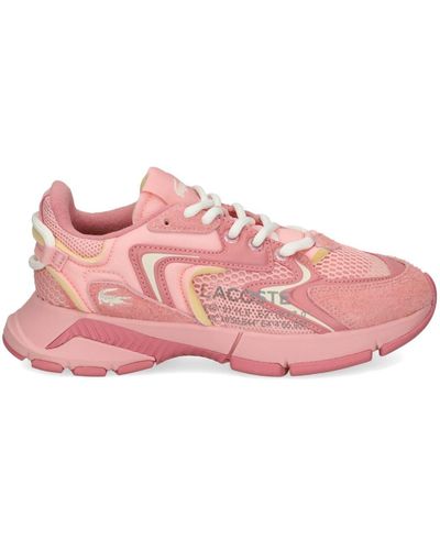 Lacoste L0003 Neo Panelled Sneakers - Pink