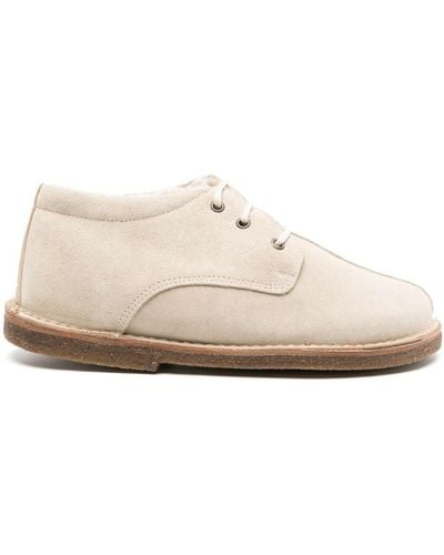 Undercover X Astorflex Suede Lace-up Boots - Natural