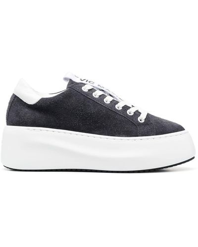 Vic Matié Sneakers Met Plateauzool - Blauw