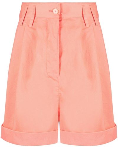 Forte Forte High-waisted Tailored Shorts - Pink