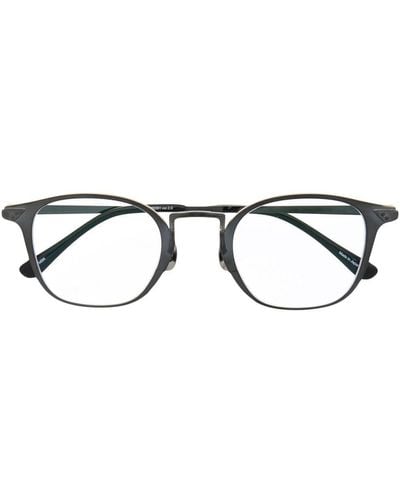 Matsuda Brille mit rundem Gestell - Schwarz