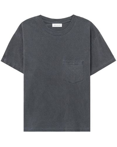 John Elliott Washed-effect T-shirt - Grey