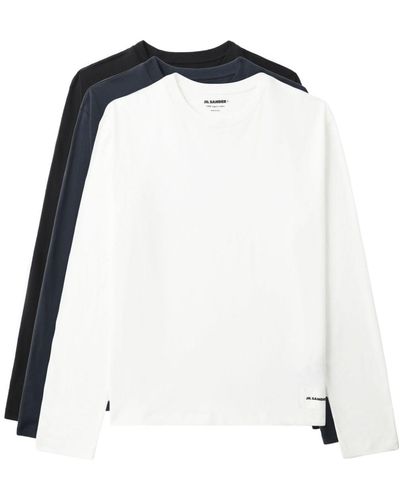 Jil Sander ロゴパッチ Tシャツ セット - ブラック