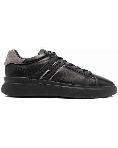 Hogan Low-top Lace-up Sneakers - Black